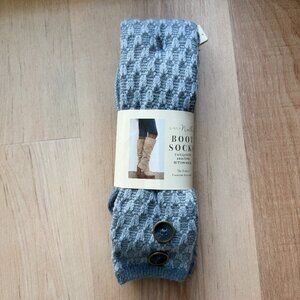 Simply Noelle Tall Blue Boot Socks • NWT